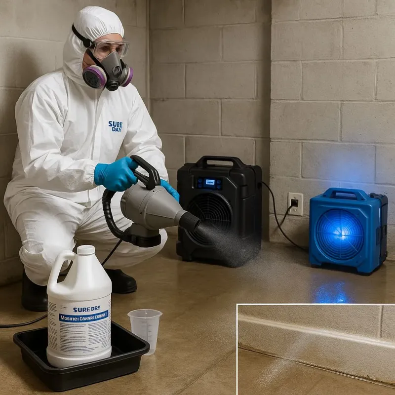 Sanitization and Odor Removal process in Keego Harbor, MI