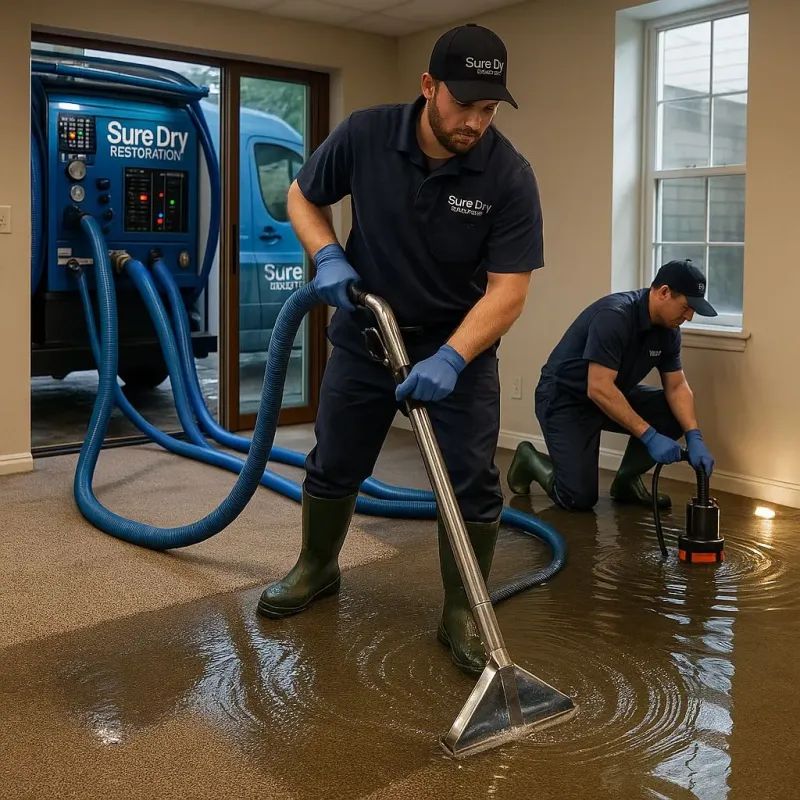 Water Extraction and Removal process in Keego Harbor, MI